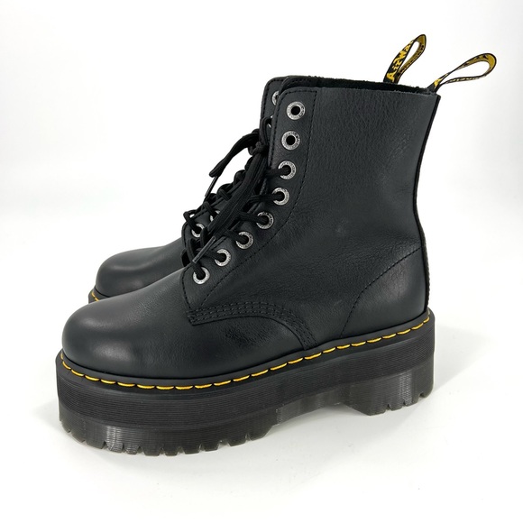 Dr. Martens Shoes - NEW Dr. Martens 1460 Pascal Max Leather Platform Boots Size 9 L/7 UK